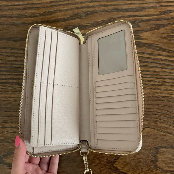 Michael Kors Leather Continental Wristlet - Picture 3 of 7